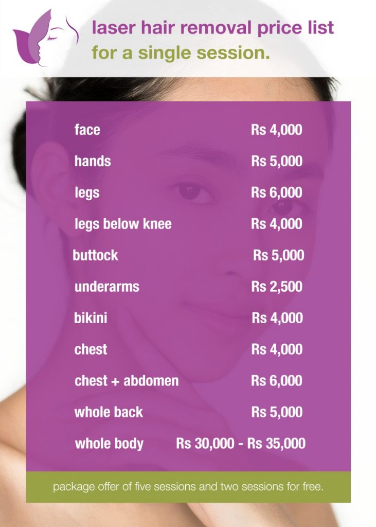 Hair Removal Price in Kathmandu for a Single Session