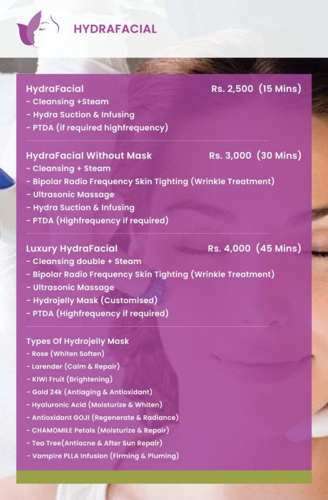 hydrafacial in Kathmandu updated pricing and cost